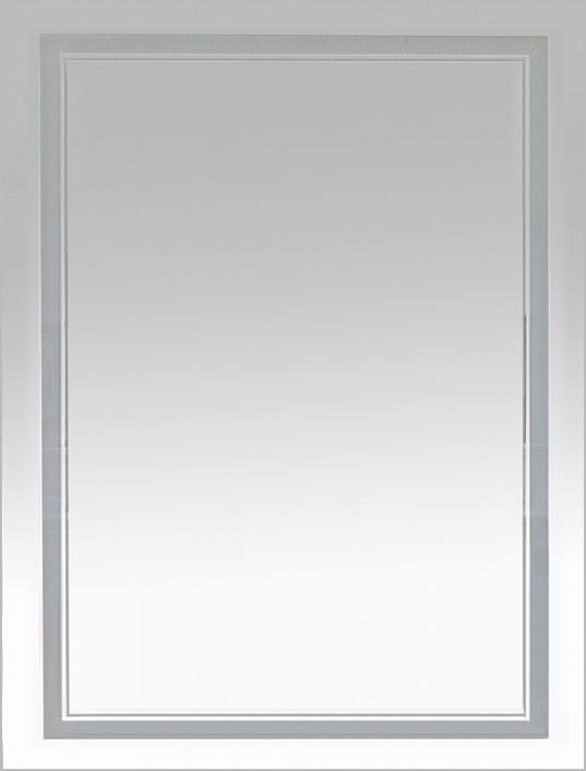 Зеркало Misty Неон 2 LED 60x80, сенсор на корпусе П-Нео060080-2ПРСНКДВП - 1