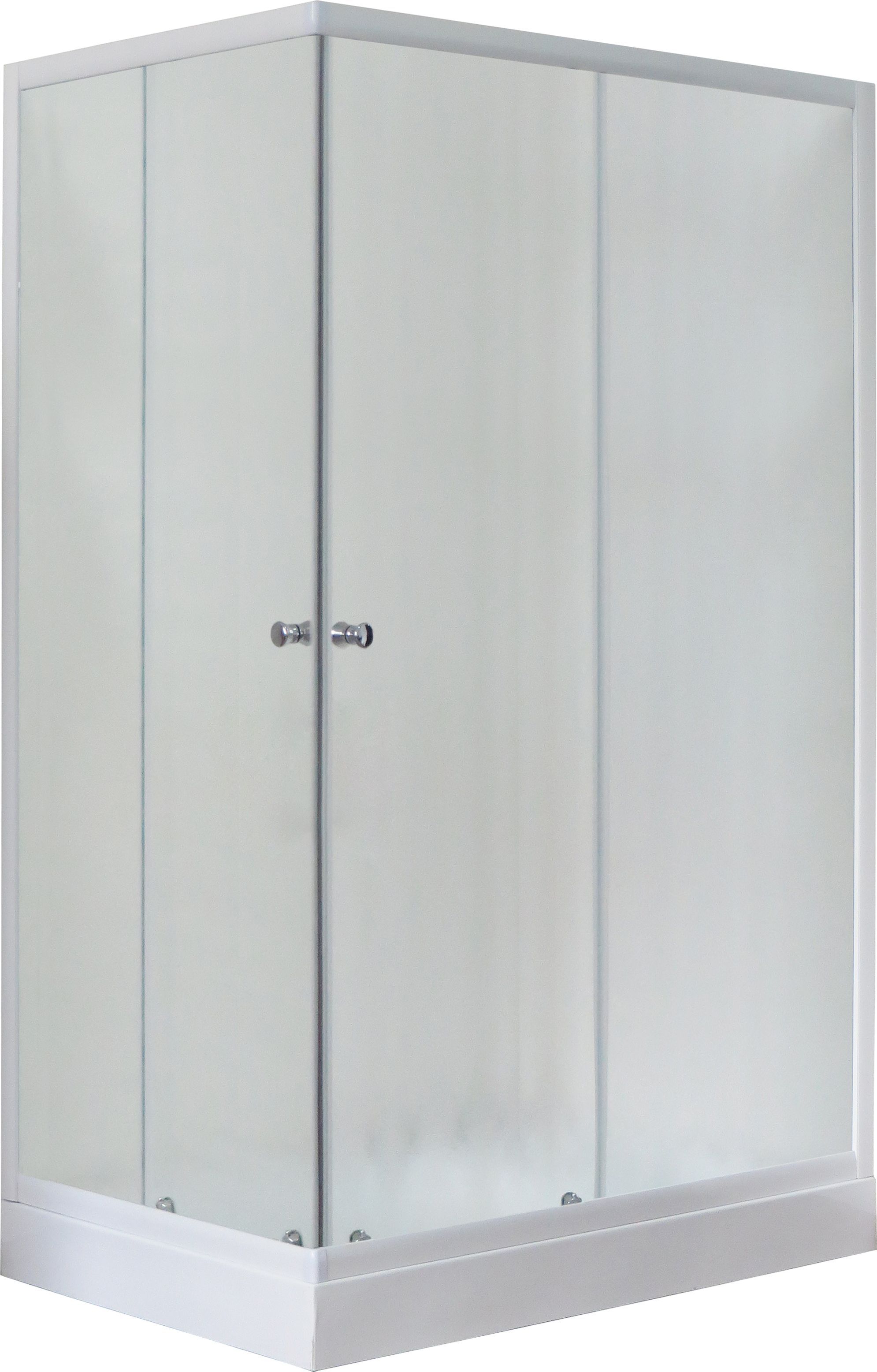 Душевой уголок Royal Bath HP 120х80 R профиль белый стекло матовое RB8120HP-C-R - 2