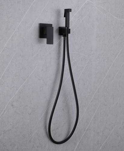 Гигиенический душ Abber Daheim черный, матовый  AF8225B - 2