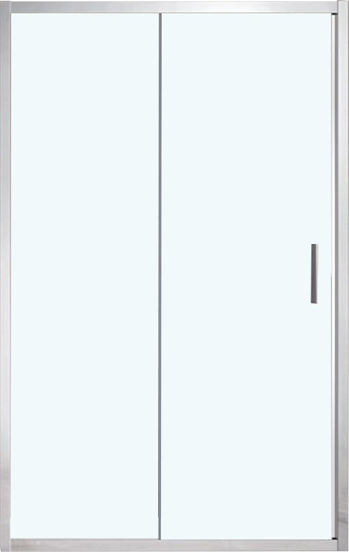 Душевая дверь в нишу Vincea Garda VDS-1G100CL 100 см, профиль хром, стекло прозрачное - 4