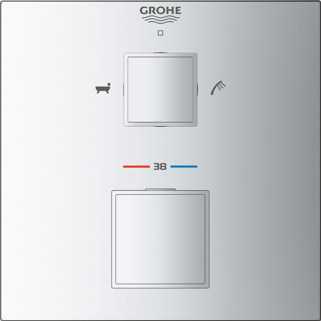 Термостат Grohe Grohtherm Cube 24155000 для ванны с душем - 1