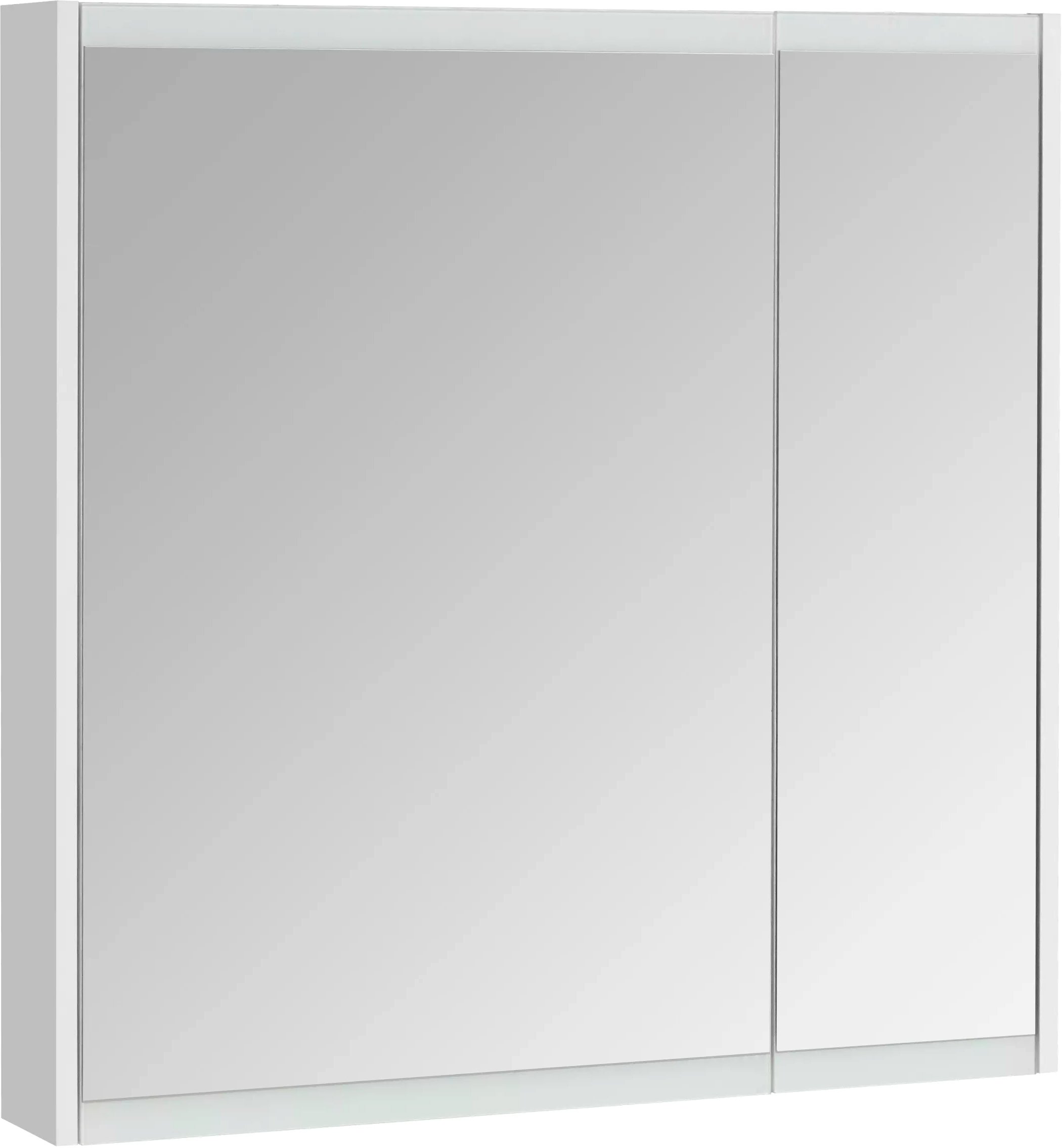 Зеркало-шкаф Aquaton Нортон 80 белый глянец 1A249202NT010 - 0