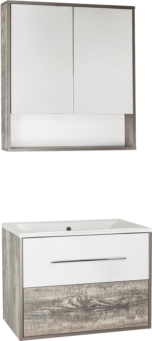 Мебель для ванной Style Line Экзотик 75 Plus подвесная, белая, экзотик - 0
