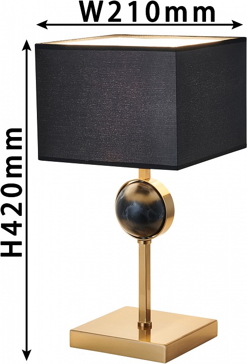 Настольная лампа декоративная Favourite Diva 2822-1T - 1