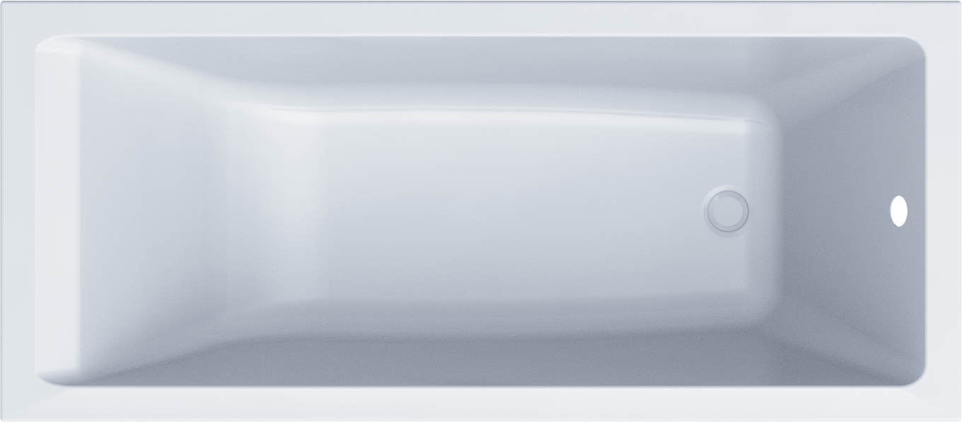 Акриловая ванна STWORKI Карлстад 160x70, с каркасом и сливом-переливом 563270 - 0