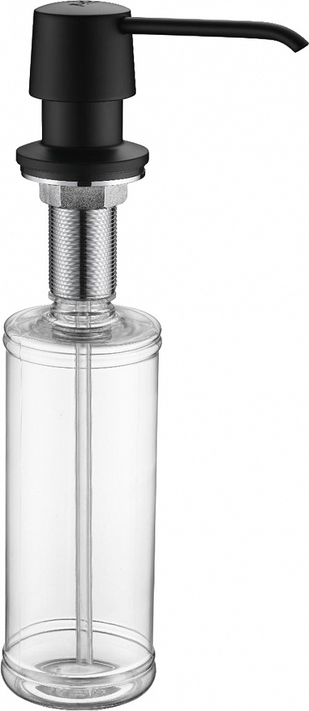 Дозатор для жидкого мыла Paulmark Saube темно - серый матовый D001-401 - 0