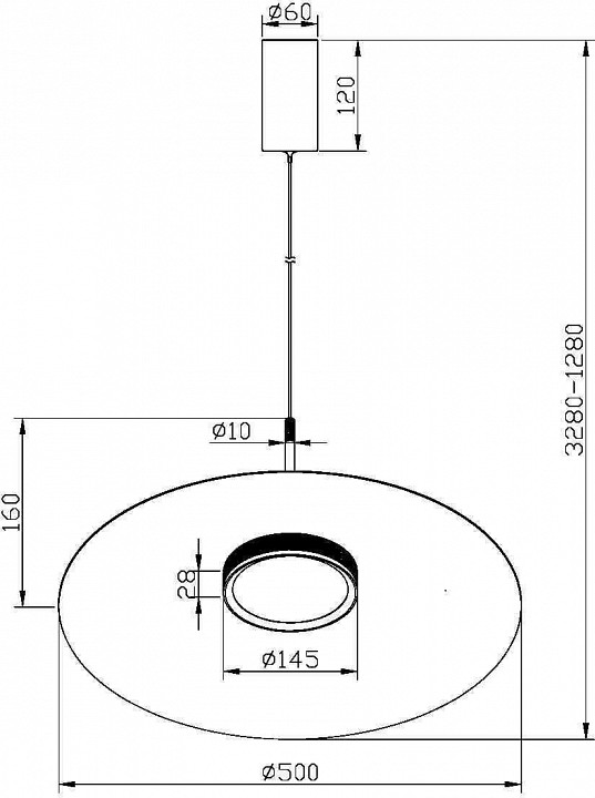 Подвесной светильник Maytoni Halo MOD041PL-L15W3K1 - 3
