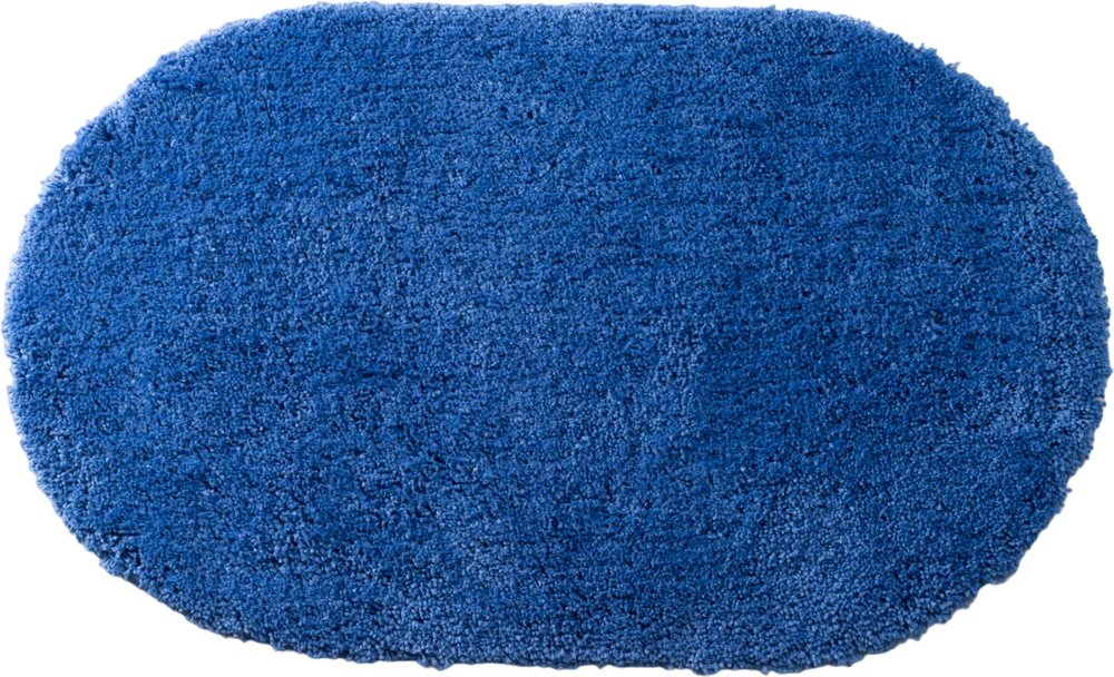 Коврик для ванной комнаты Wasserkraft Dill синий BM-3944 - 0