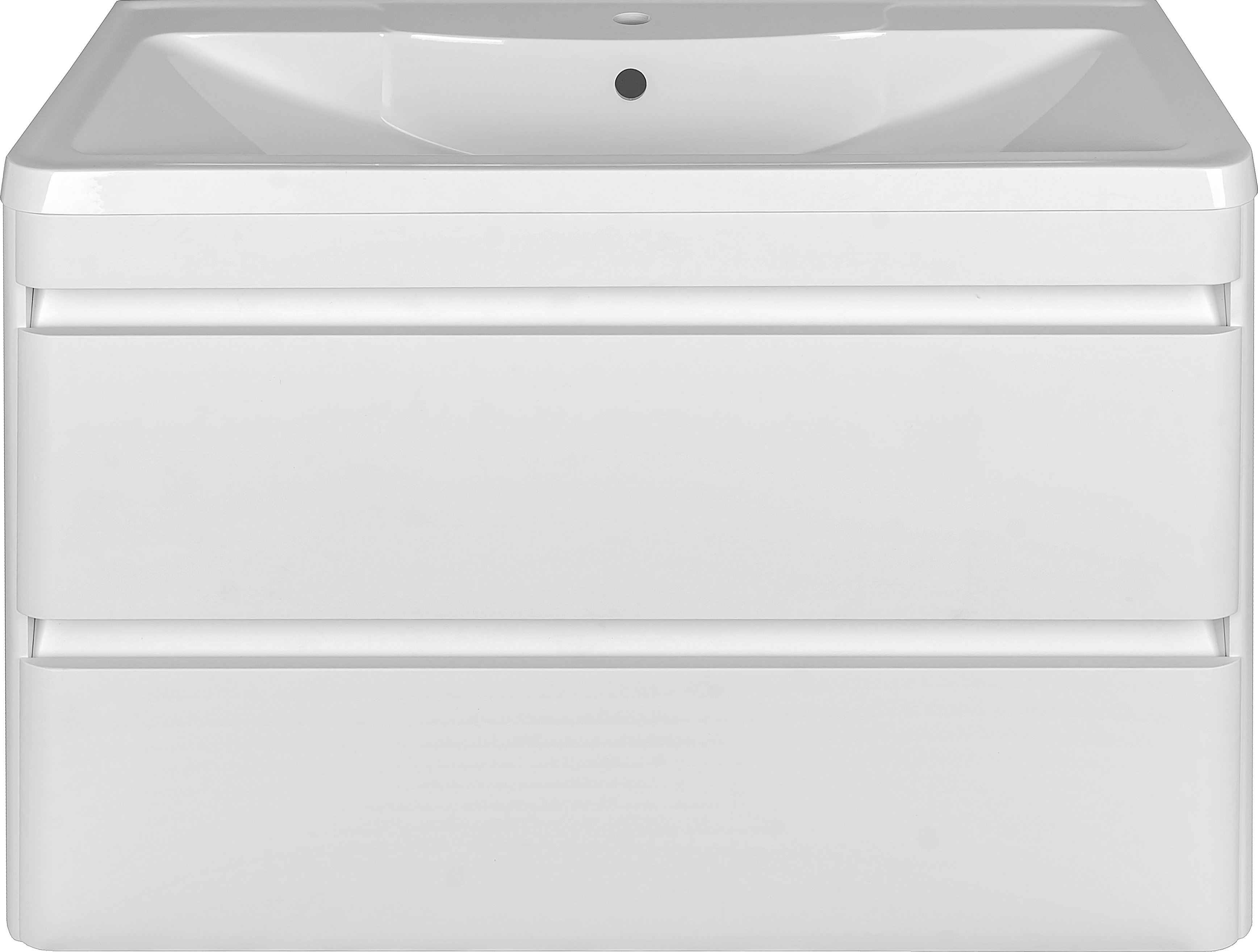 Мебель для ванной Style Line Атлантика 100 Люкс Plus, подвесная, белая - 2