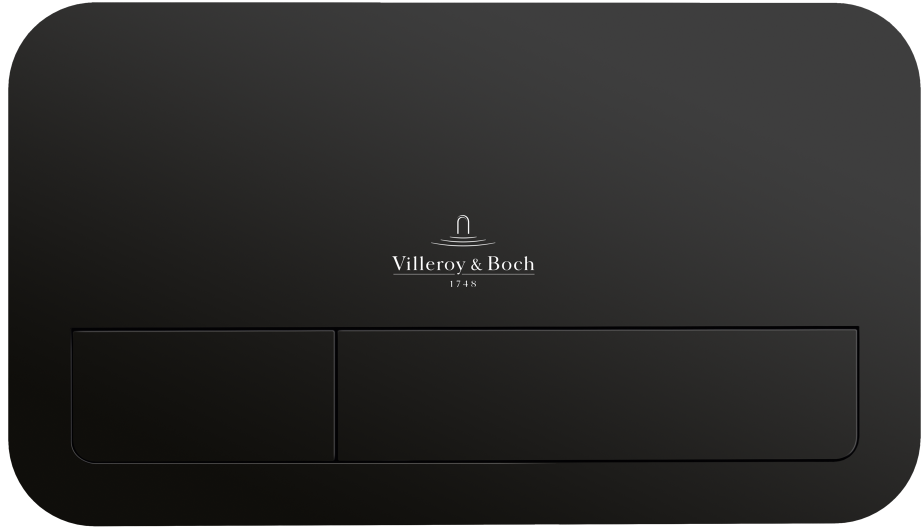 Кнопка смыва Villeroy&Boch ViConnect матовый черный 922490AN - 0