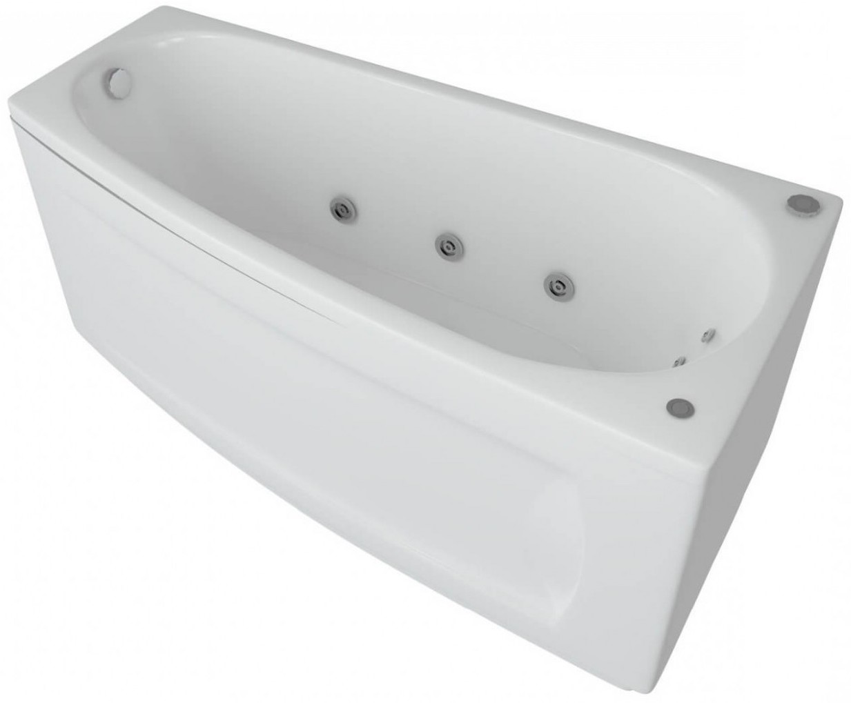 Акриловая ванна 160x75 см Aquatek Пандора PAN160-0000067, белый - 2