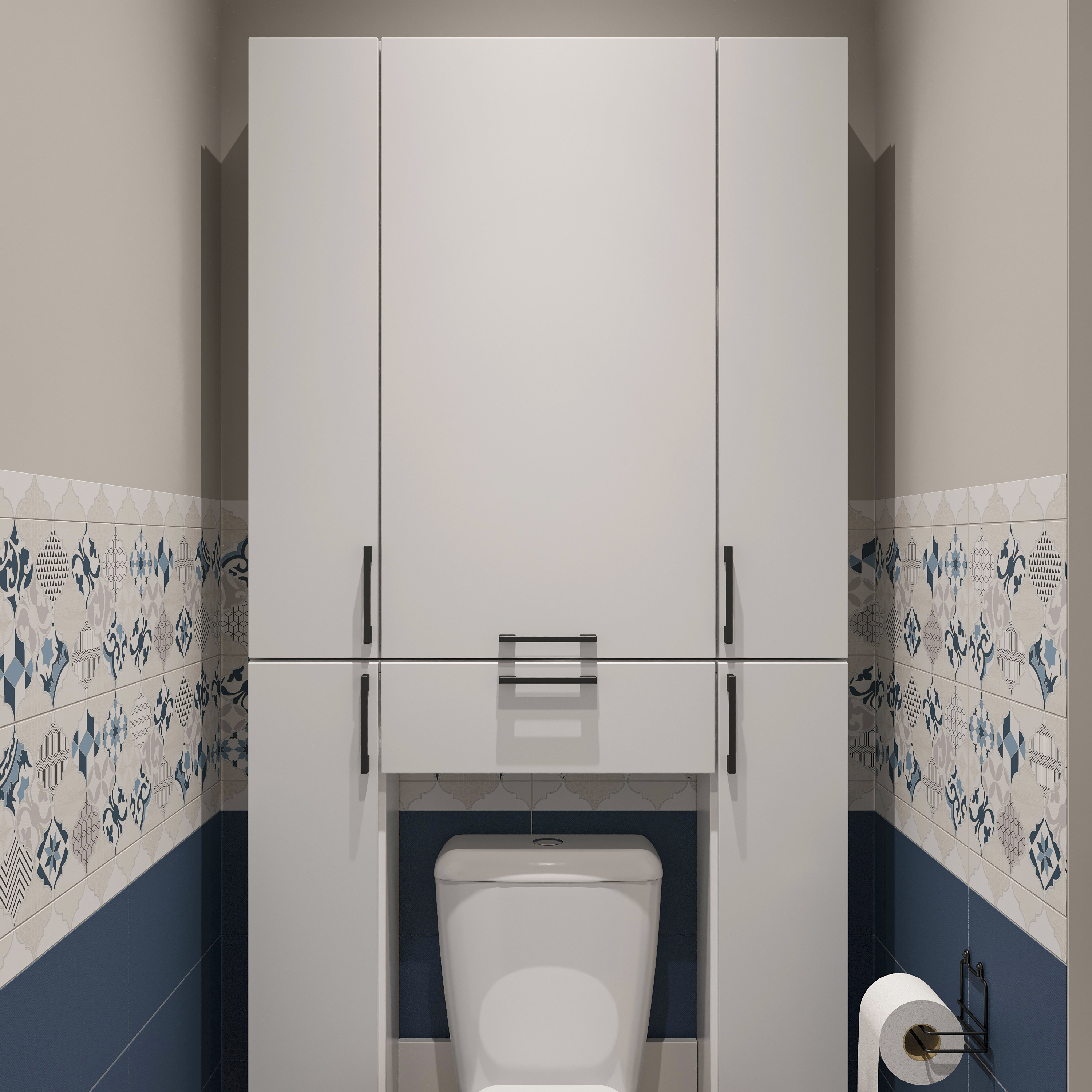 Шкаф DIWO Суздаль 87 для туалета, верхний SU2701 - 0