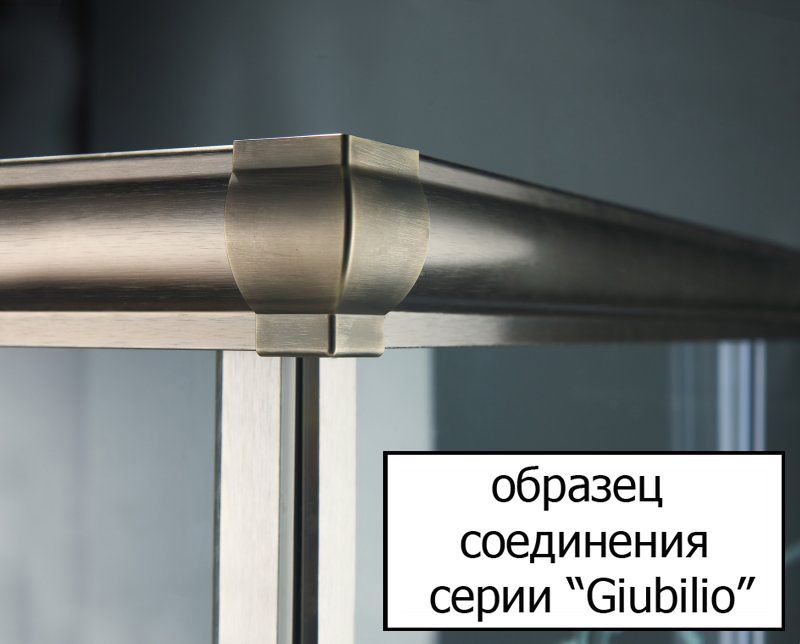 Душевой уголок Cezares Giubileo-A-2-90 прозрачное стекло, хром GIUBILEO-A-2-90-SCORREVOLE-C-Cr - 2
