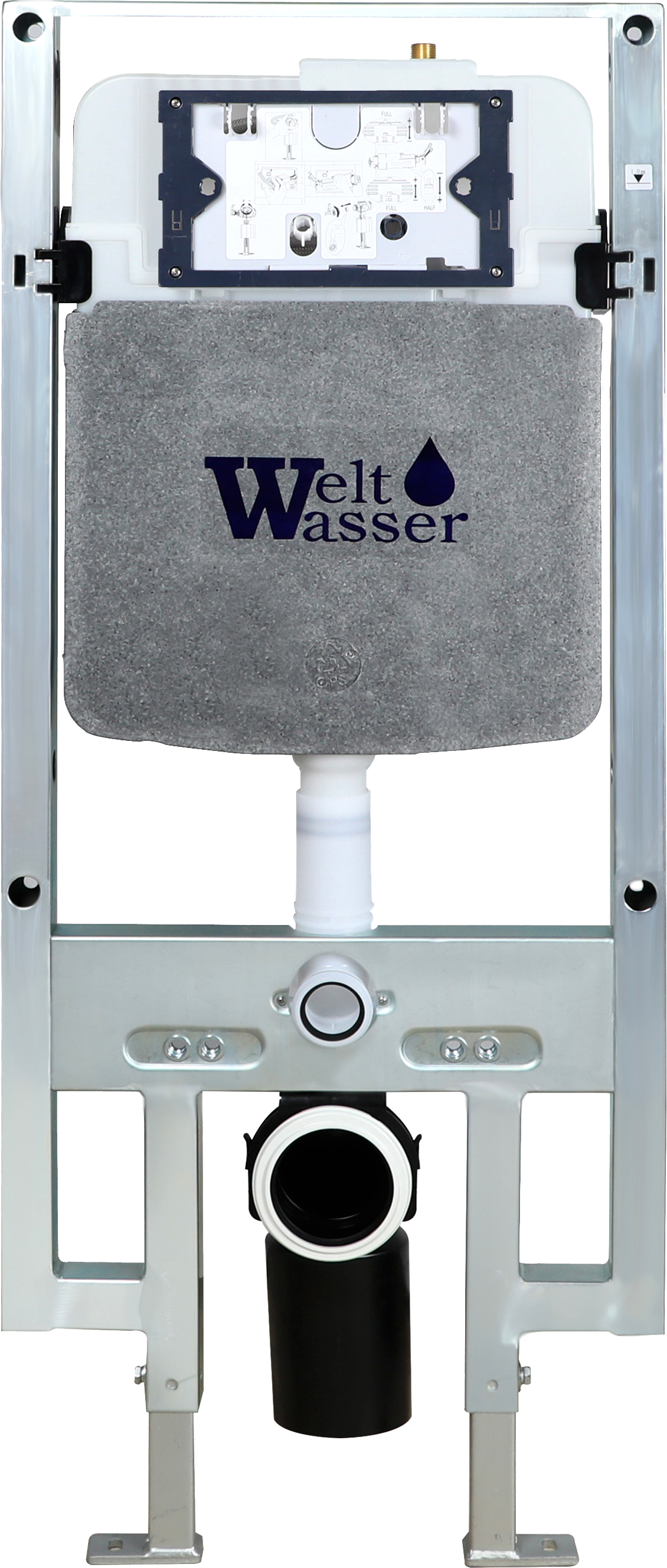 Система инсталляции для унитазов Weltwasser WW AMBERG 497 ST  10000005988 - 0