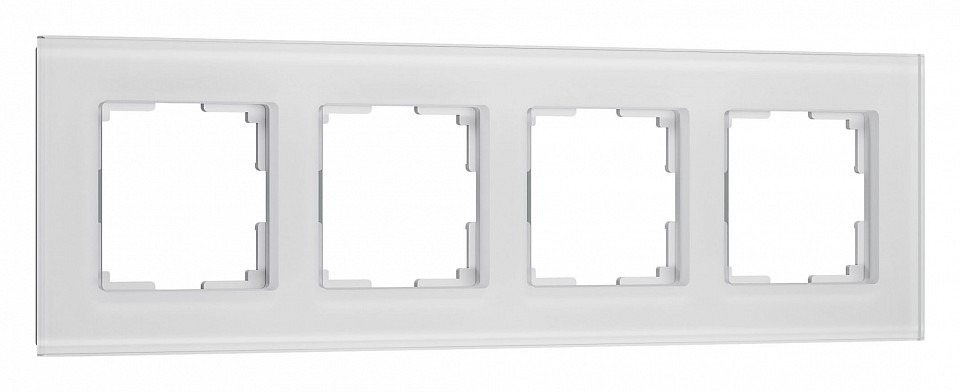 Рамка на 4 поста Werkel Senso белый soft-touch W0043101 - 0