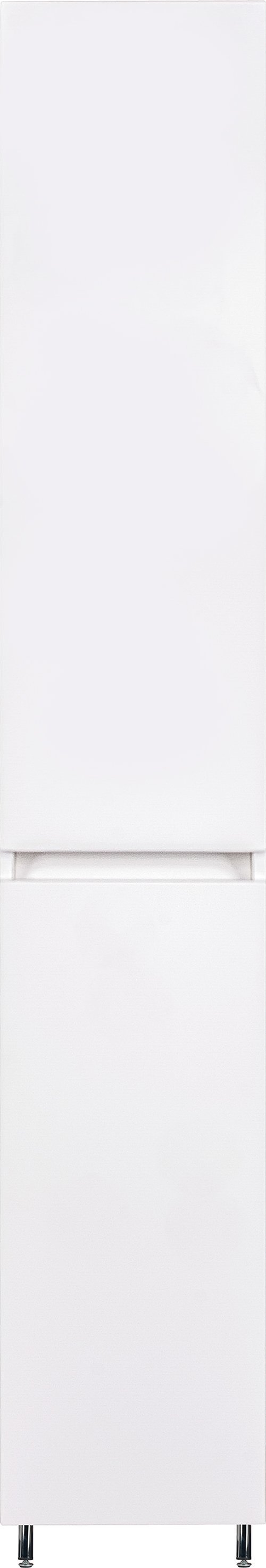 Шкаф-пенал Style Line Даллас 30 Люкс Plus белый, с бельевой корзиной СС-00000452 - 1