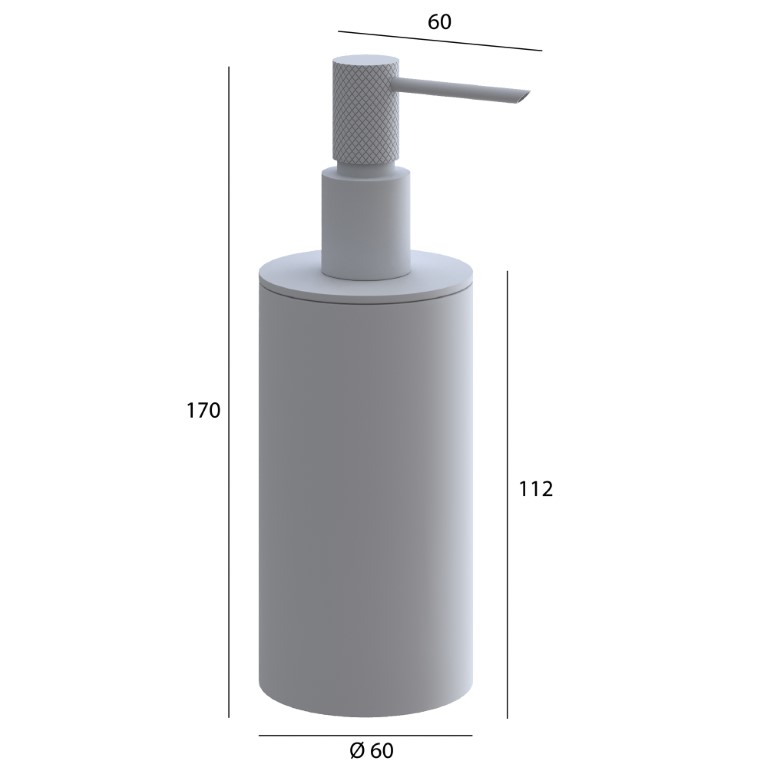 Дозатор для жидкого мыла настенный Boheme Uno черный глянцевый 10977-SGM - 1