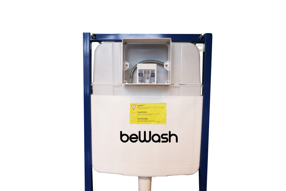 Комплект инсталляции beWash Neox с кнопкой смыва хром глянец K500RZVP0400PK000000 - 5