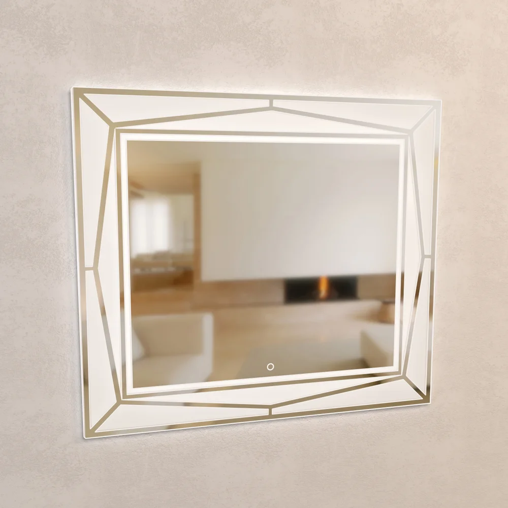 Зеркало Sanvit Геометрия 100 с подсветкой  zgeo100 - 0