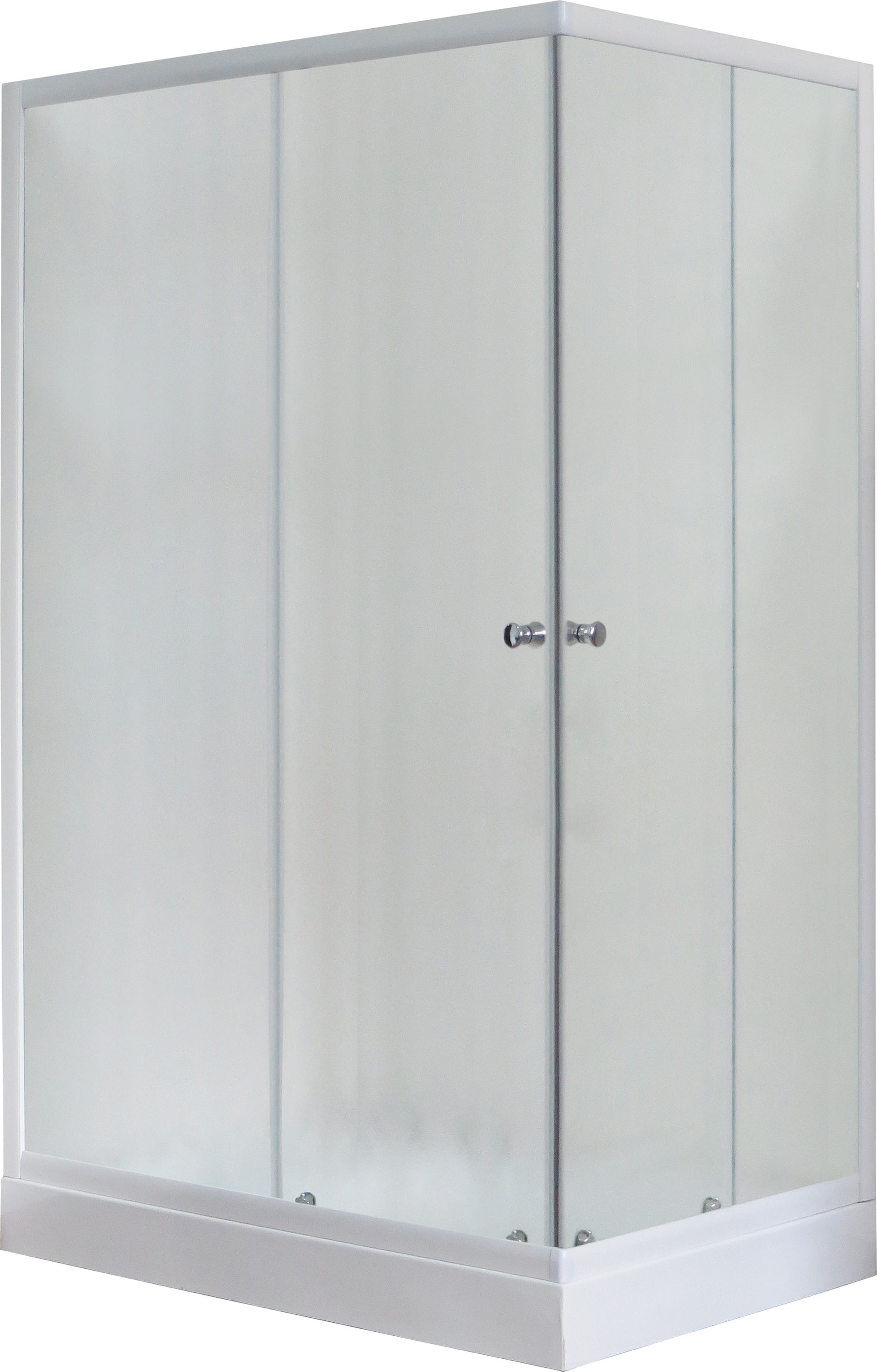 Душевой уголок Royal Bath HP 120х80 L профиль белый стекло матовое RB8120HP-C-L - 2