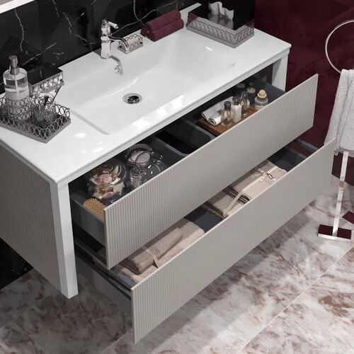 Комплект мебели подвесной Opadiris Рубинно 120 серый - 2