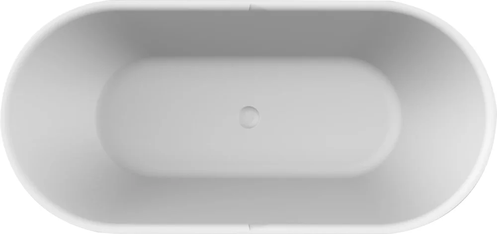Акриловая ванна BELBAGNO BB70-1700-800-W/NM Белый Глянец внутри, черный матовый снаружи - 2