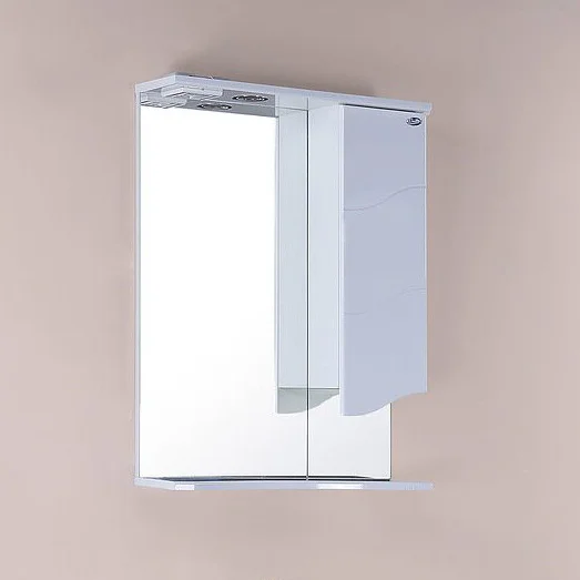 Зеркало-шкаф Onika Лайн 48 R с подсветкой, белый  204802 - 1