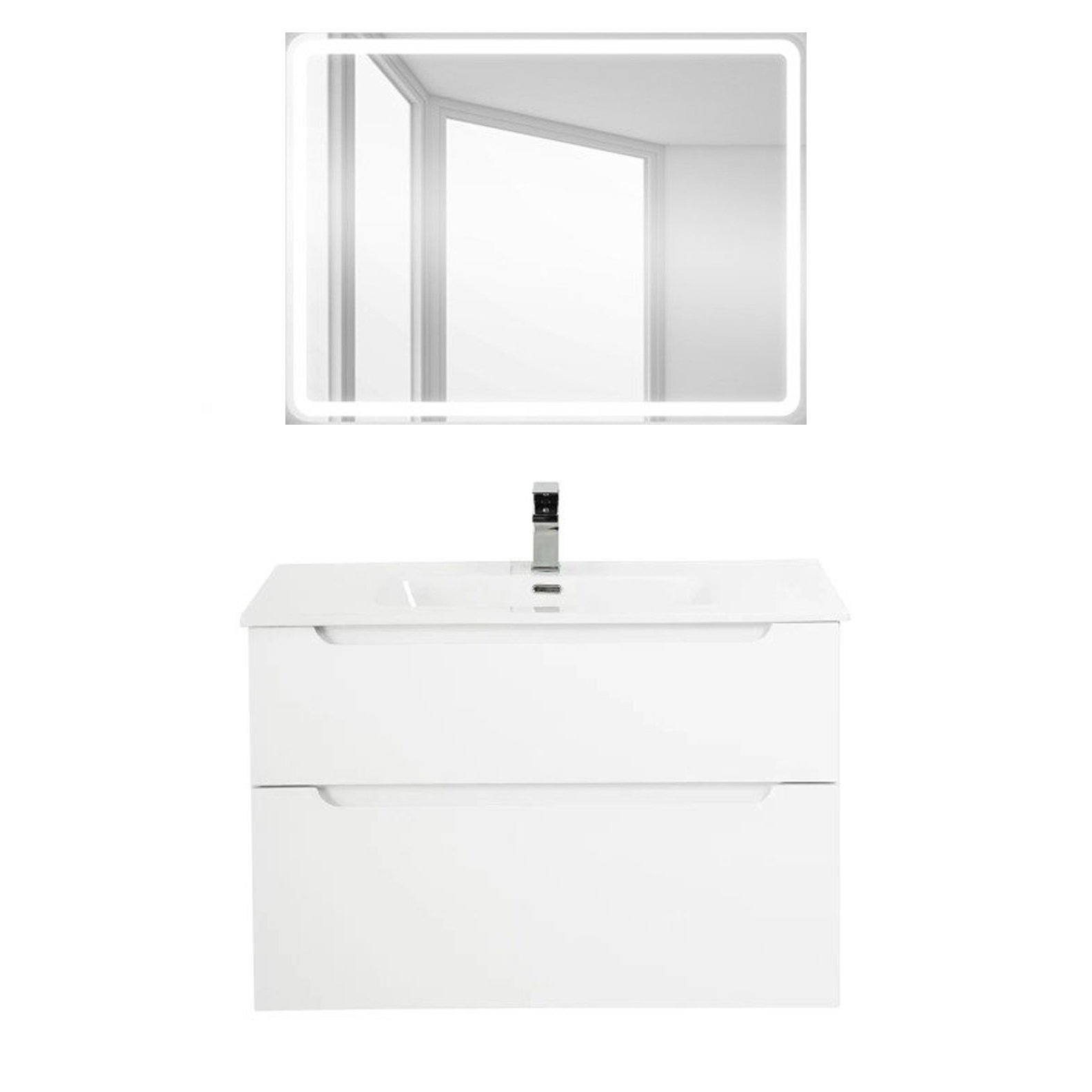 Комплект мебели BelBagno Etna 100 белый - 0