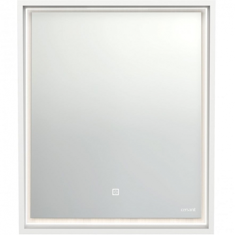 Зеркало Cersanit Louna 60 белое с подсветкой LU-LOU60-Os - 0