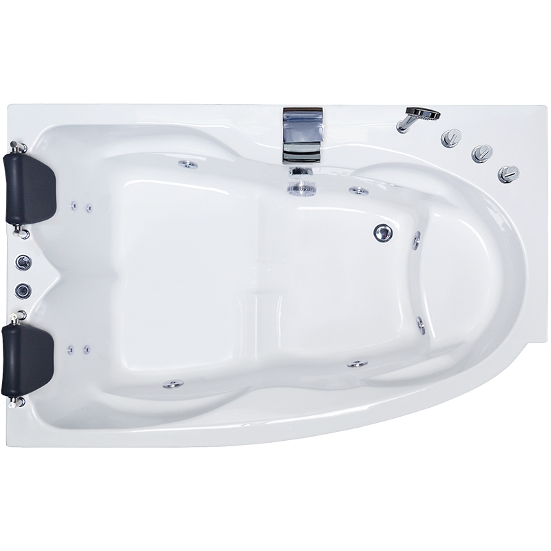 Ванна акриловая Royal Bath Shakespeare Comfort 170x110 L с гидромассажем белый RB652100CM-L - 0