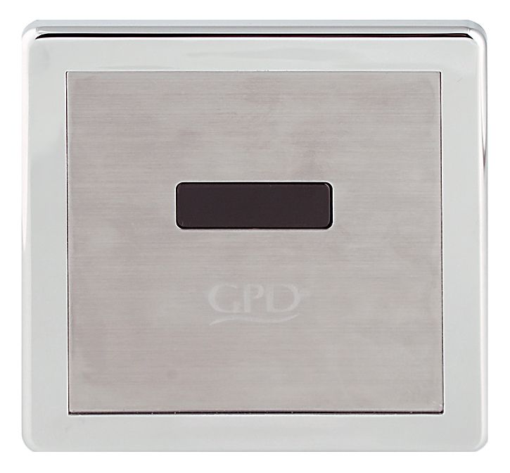 Смывное устройство для писсуаров GPD сенсорное хром FPB02 - 0