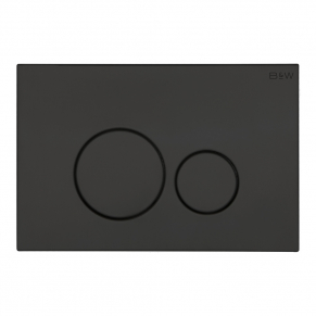 Кнопка смыва Black&White Universell черная матовая 09510 - 0