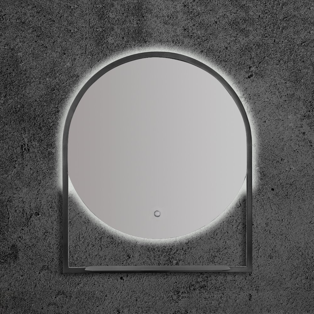 Зеркало Armadi Art Vallessi 80 антрацит, с подсветкой 550/2 - 0