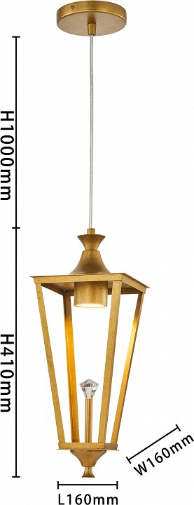 Подвесной светильник Favourite Lampion 4003-1P - 2