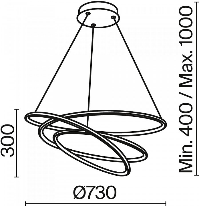 Подвесной светильник Maytoni Halo MOD100PL-L88WK1 - 2