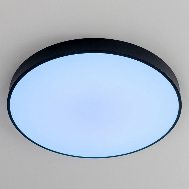 Потолочный светодиодный светильник с пультом ДУ Citilux Купер RGB Черный CL724105G1 - 9
