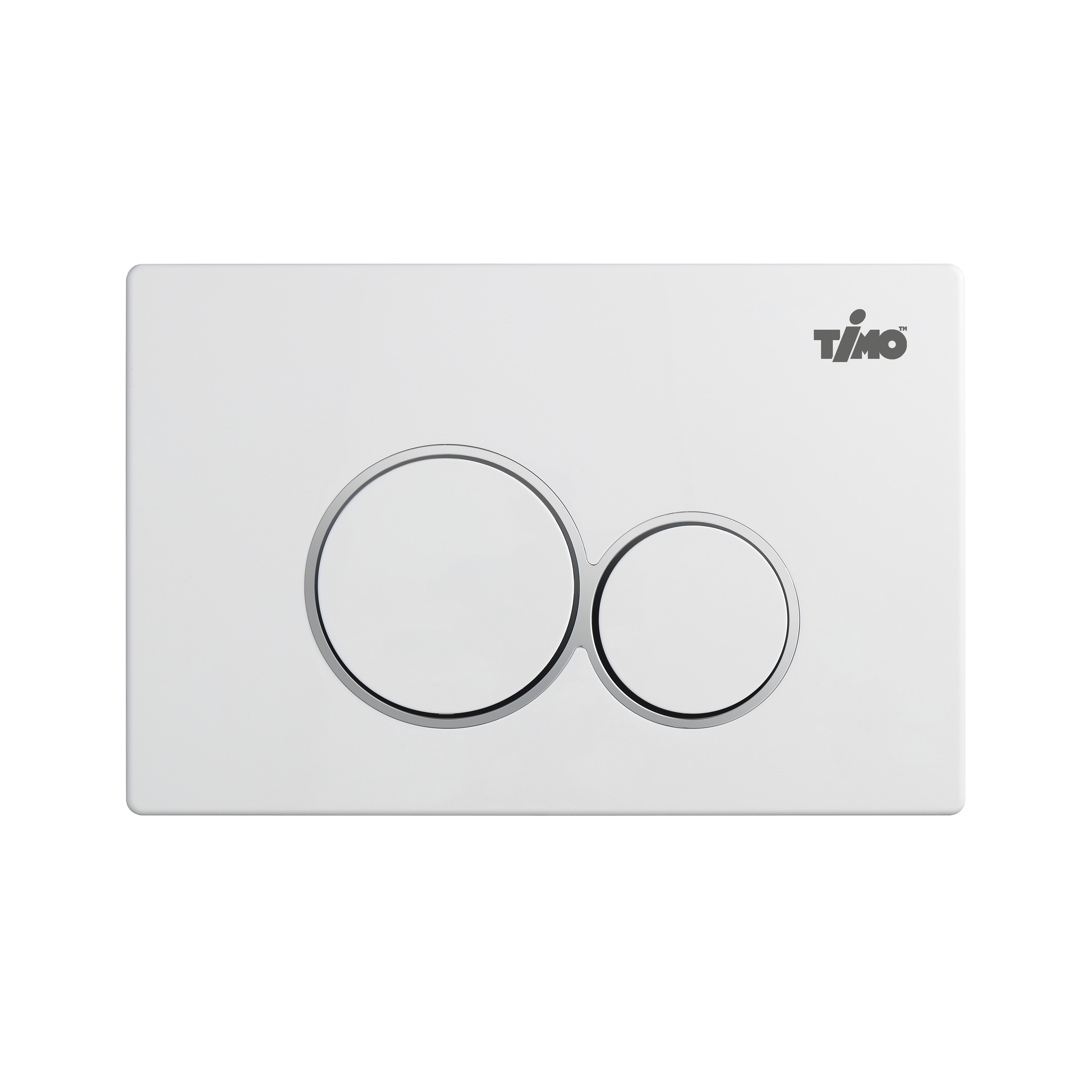 Кнопка смыва TIMO KULO белый  FP-001W - 0