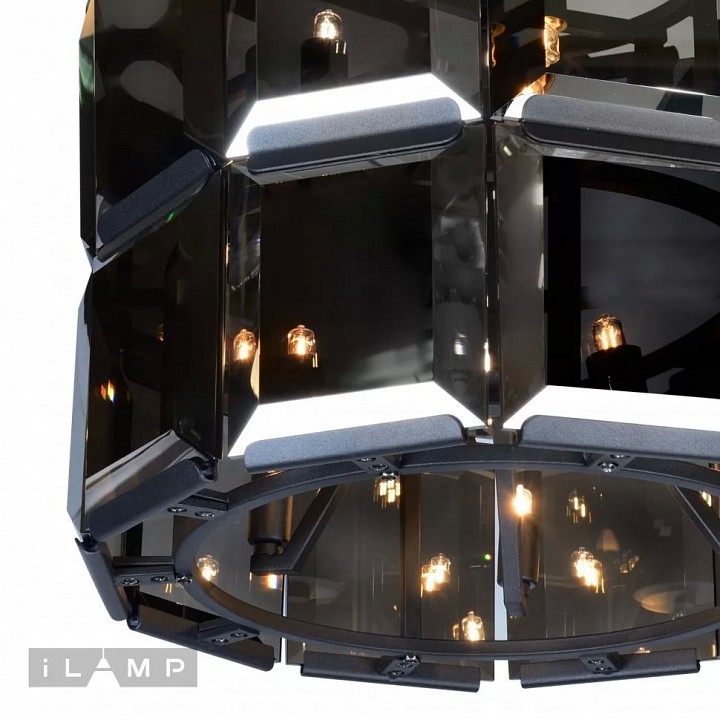 Подвесной светильник iLamp Panorama 10490-5+5P BK - 1