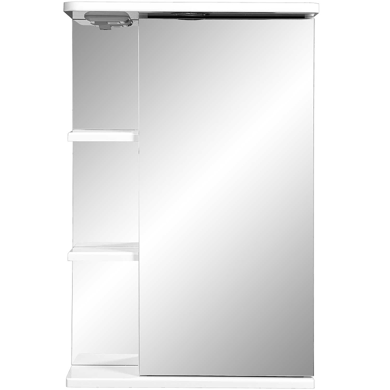 Зеркало-шкаф Stella Polar Концепт Нелея 50 R с подсветкой белый SP-00000035 - 2
