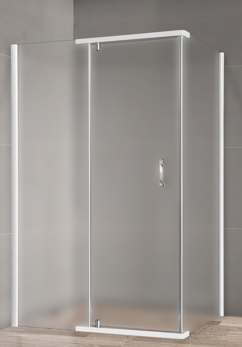 Душевой уголок Royal Bath HPVD 100х70х185 профиль белый стекло матовое RB7010HPVD-C - 0