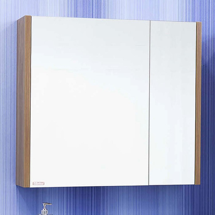 Зеркало-шкаф Sanflor Ларго 80 вяз швейцарский L Н0000000043 - 0