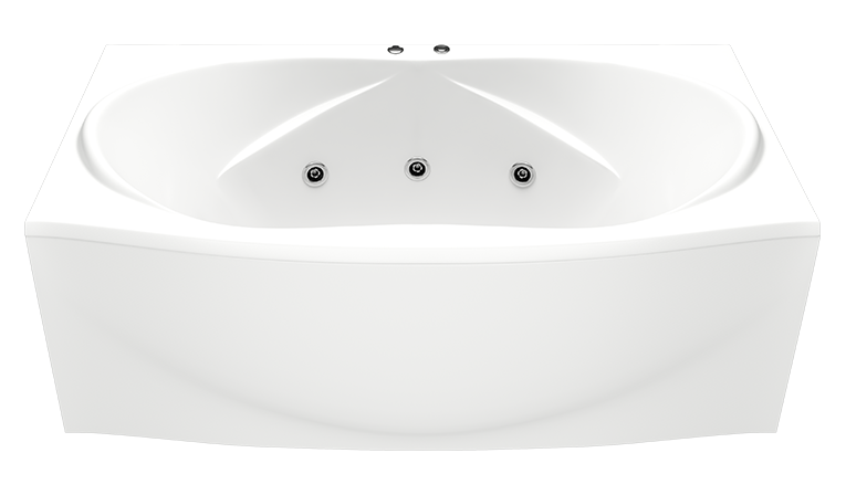 Акриловая ванна Bas Фиеста 194x100.5 см с г/м ВГ00307 - 0