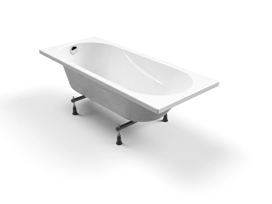 Каркас для ванны Cersanit Universal 160 черный K-RW-UNIVERSAL*160-170 - 1