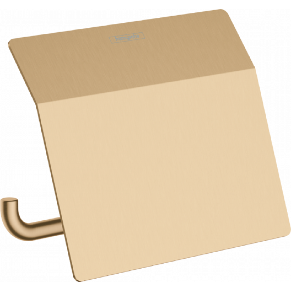Держатель туалетной бумаги с крышкой AddStoris Hansgrohe 41753140, шлиф. бронза - 0