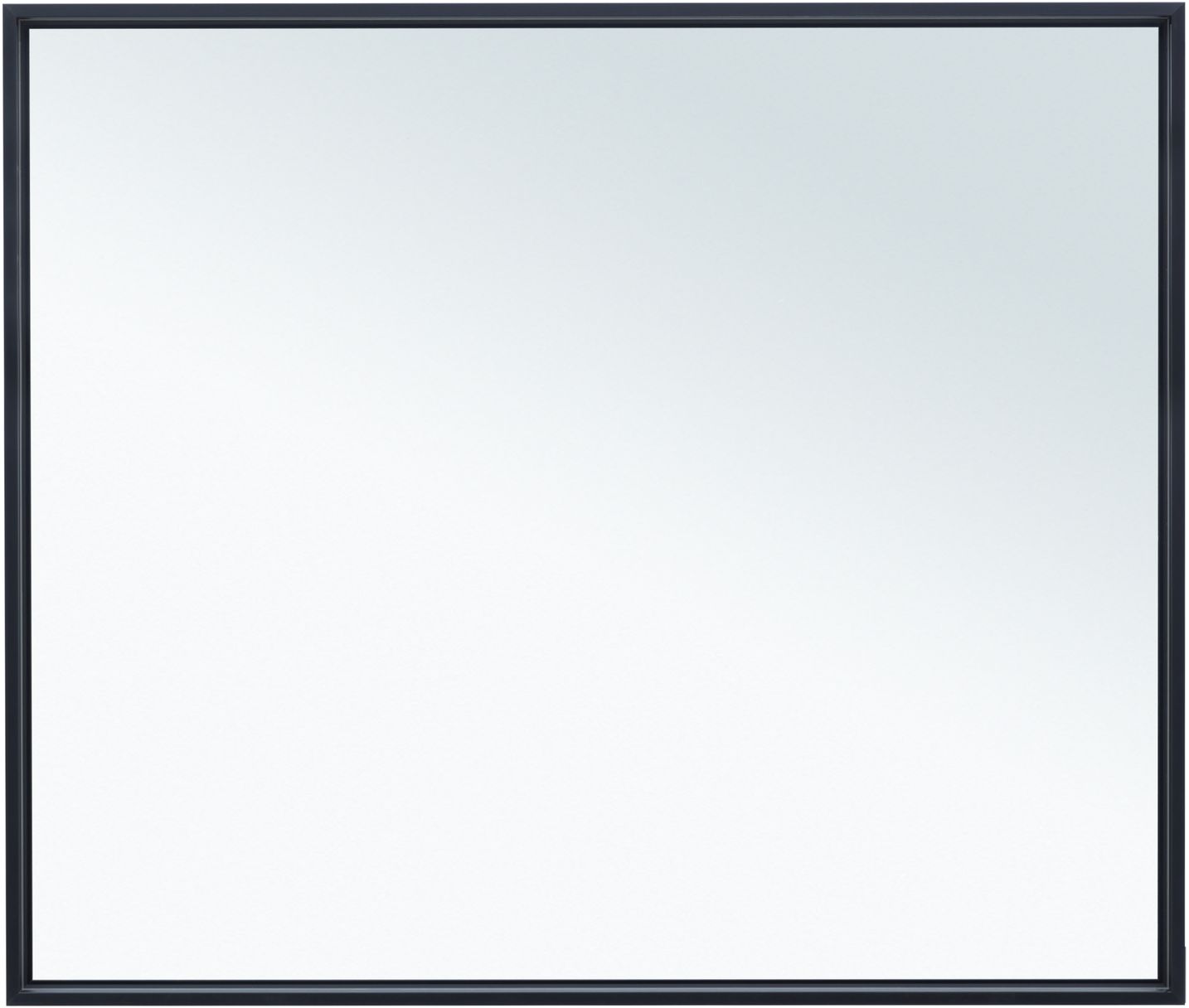 Зеркало Allen Brau Liberty 100 с подсветкой черный матовый 1.330016.BB - 1