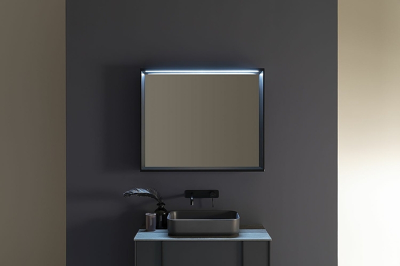 Зеркало Allen Brau Reality 100 с подсветкой черный матовый 1.32020.BB - 3
