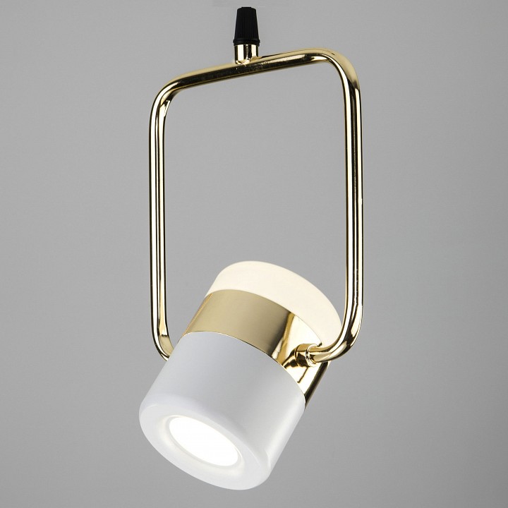 Подвесной светильник Eurosvet Oskar 50165/1 LED золото/белый - 0
