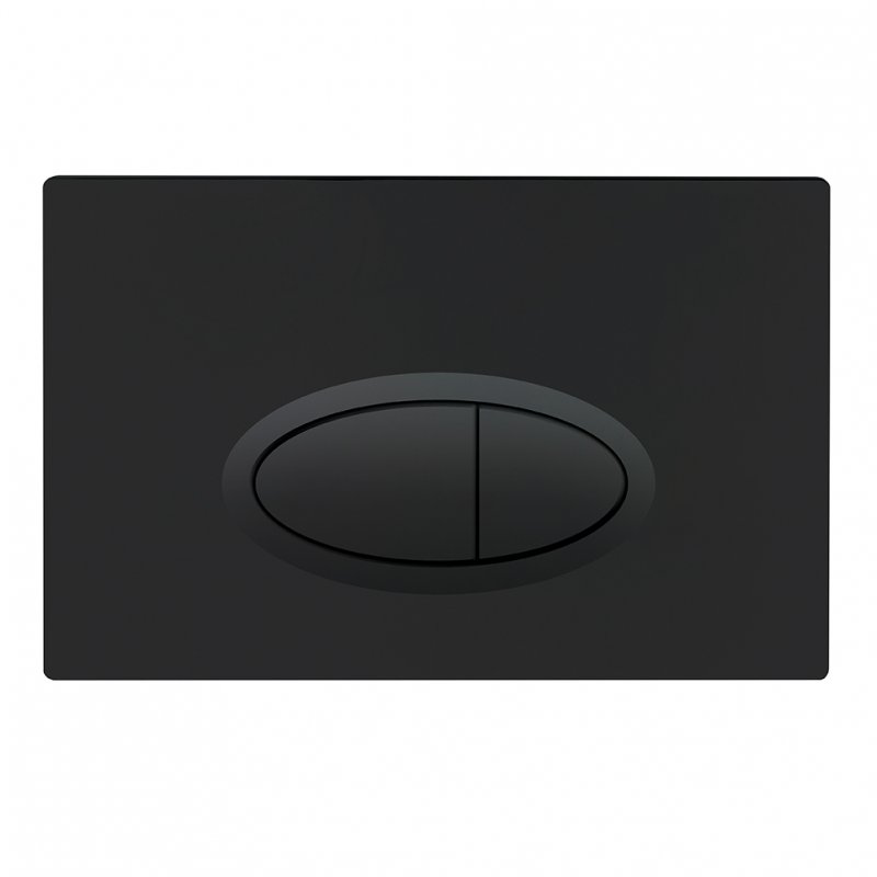 Кнопка смыва BelBagno чёрная матовая  BB054NERO - 0