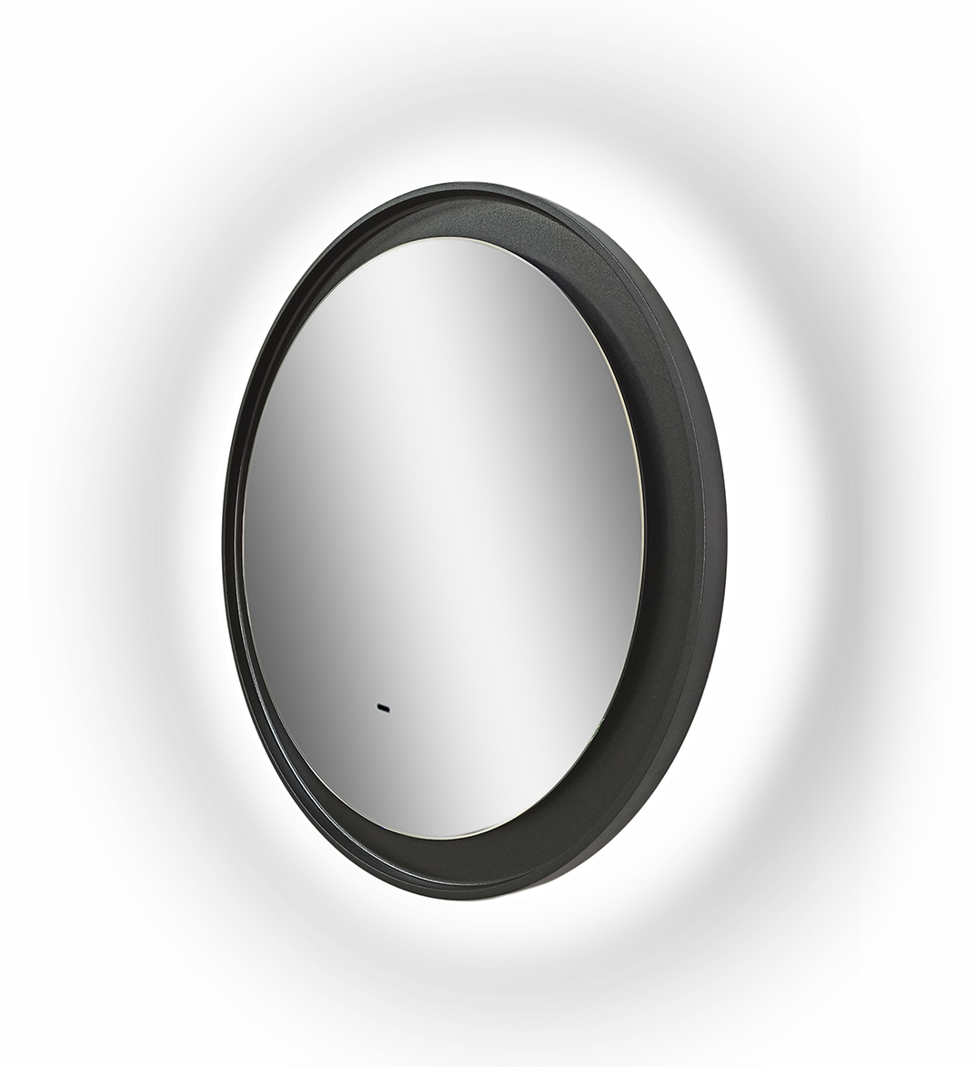 Зеркало круглое STWORKI Гриндстед 60 черное, с подсветкой ЗЛП2163 - 6