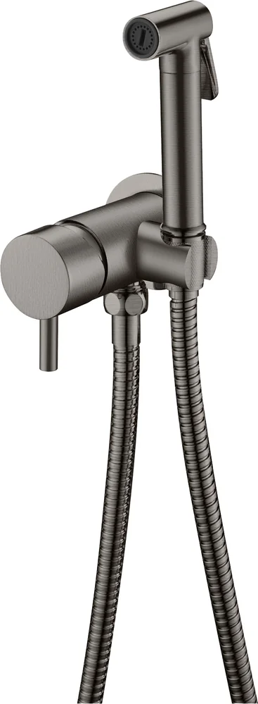Гигиенический душ Boheme Uno gun metall, черный  467-GM - 0